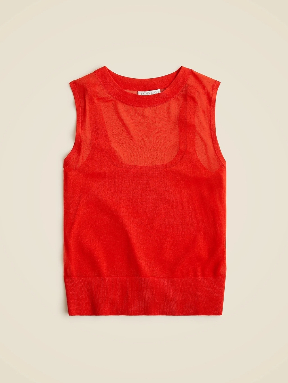 J Crew Gauzy sweater shell